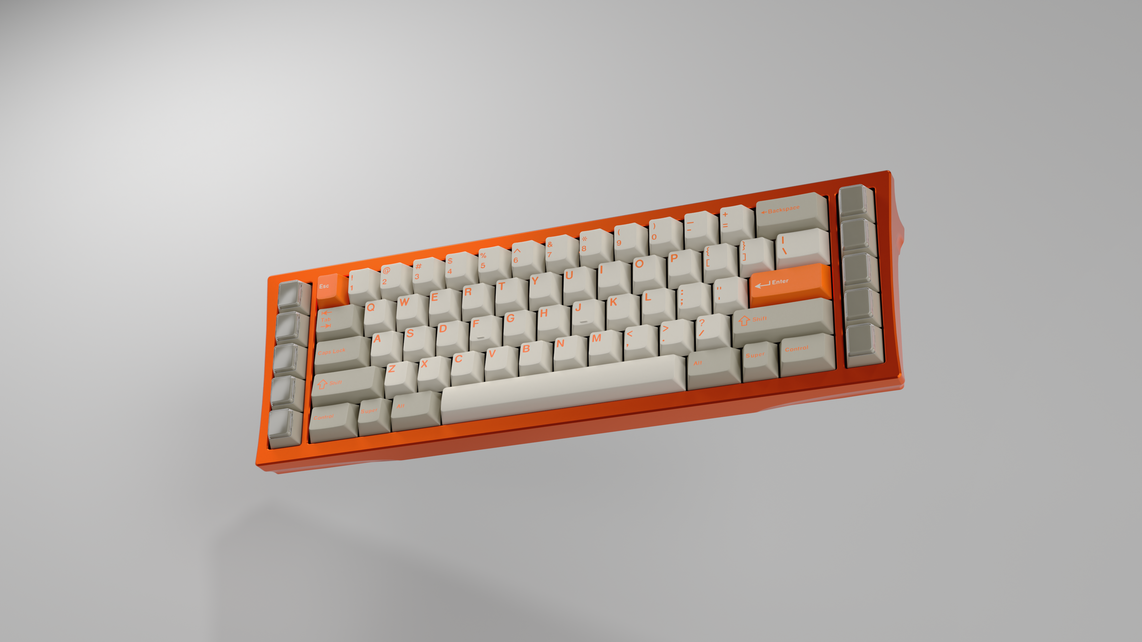 orange alert keycap set
