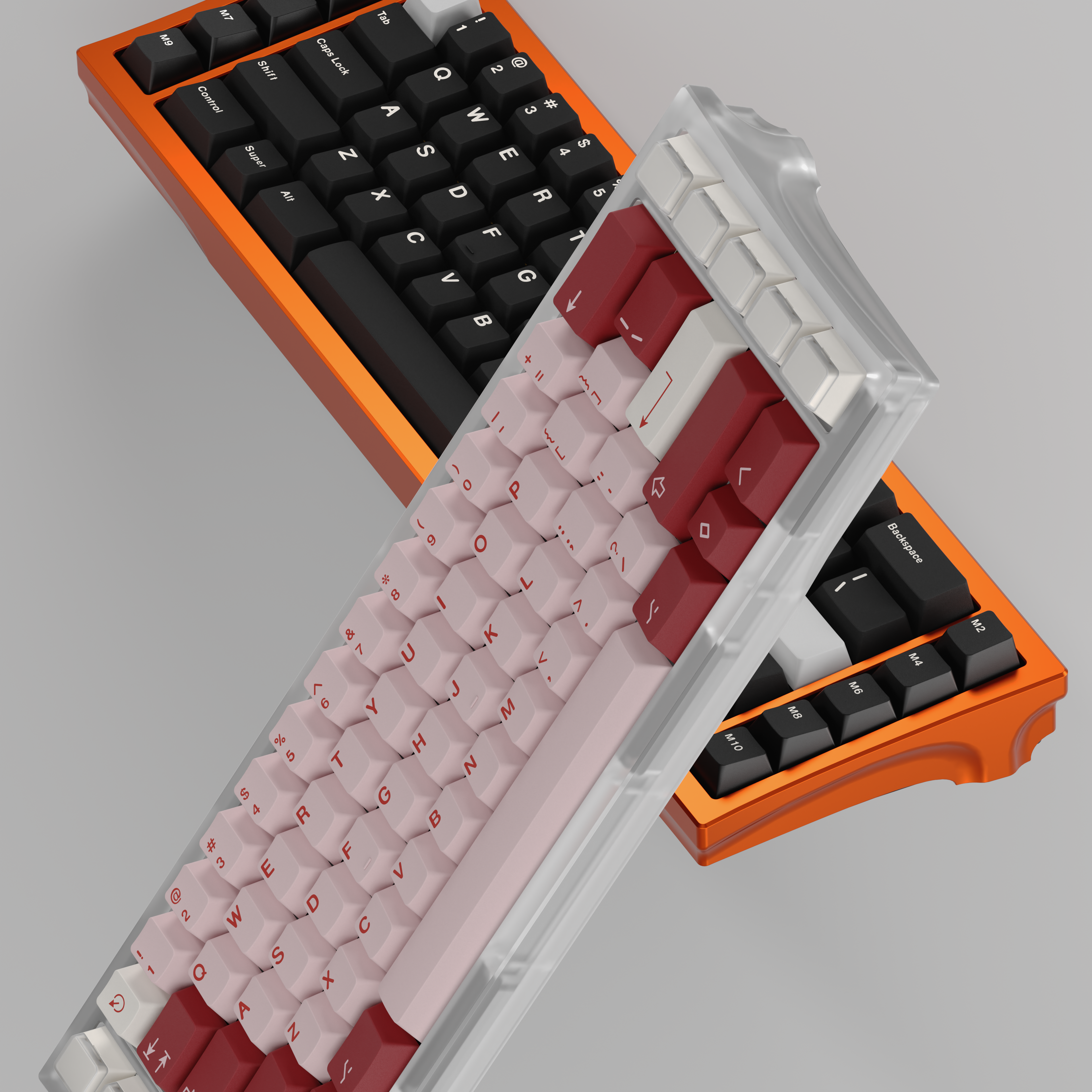 aluminum or polycarbonate